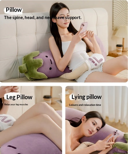 Eggplant King Sleep Pillow And Comfort Toy