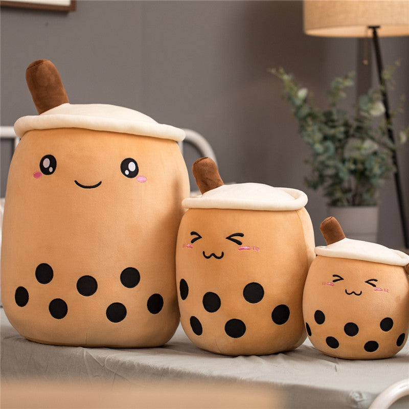 Bubble Tea Plush Toy – Cute Milk Tea Pillow