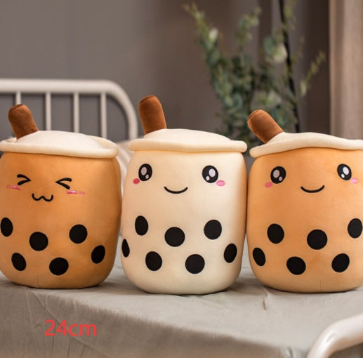 Bubble Tea Plush Toy – Cute Milk Tea Pillow