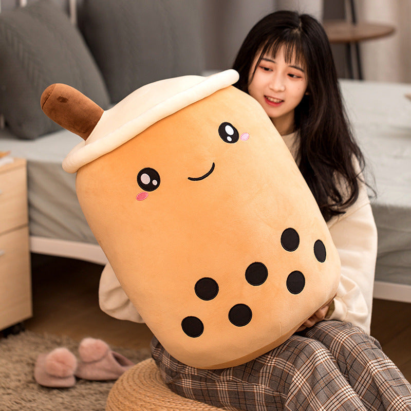 Bubble Tea Plush Toy – Cute Milk Tea Pillow