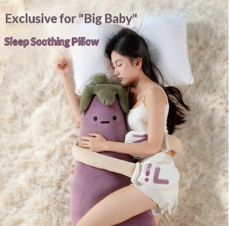 Eggplant King Sleep Pillow And Comfort Toy