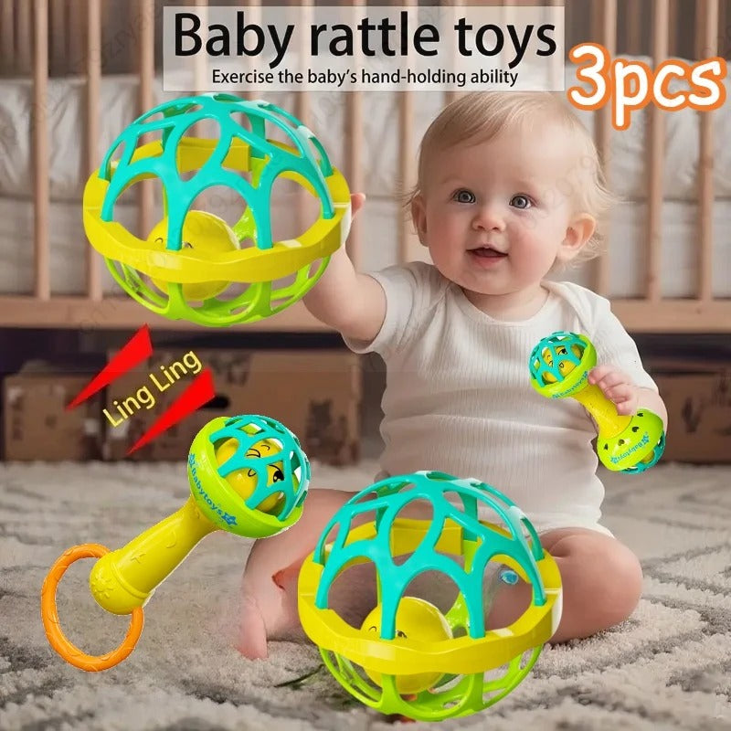 Baby Rattle 3-Peice set