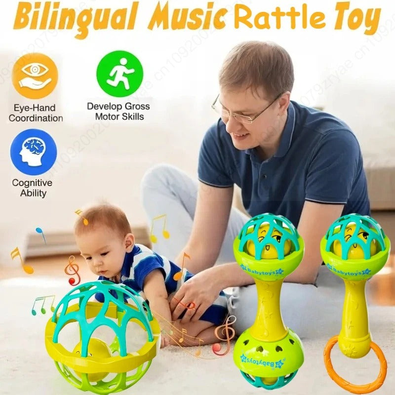 Baby Rattle 3-Peice set