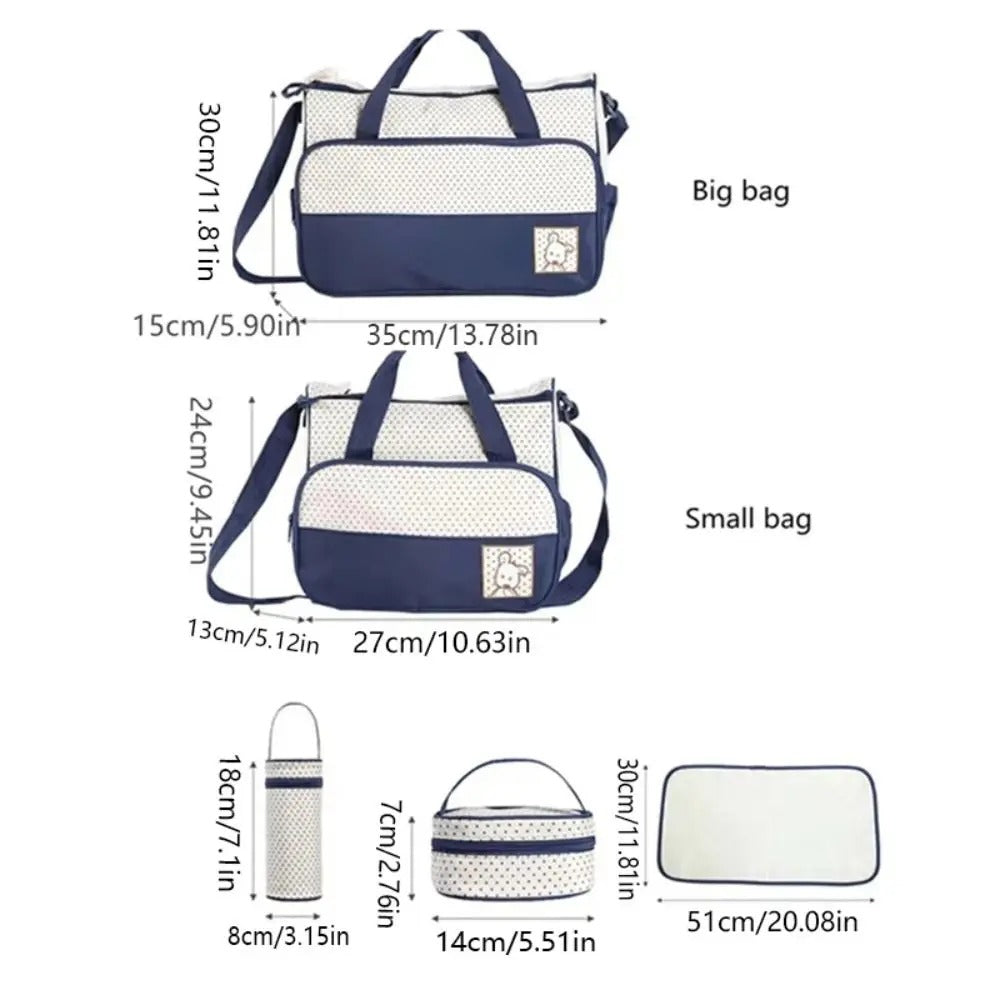 Diaper Bag 5 Piece Set
